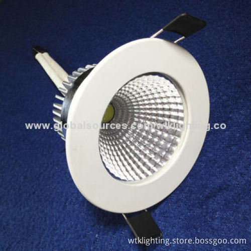 High Lumen LED COB 3W 5W 7W, Downlight, 240 to 260lm Luminous Flux